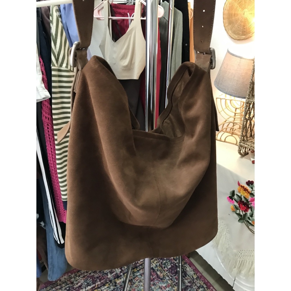 Free People We The Free Honor Hobo Bag cow Leather Saddle Brown - Picture 3 of 9